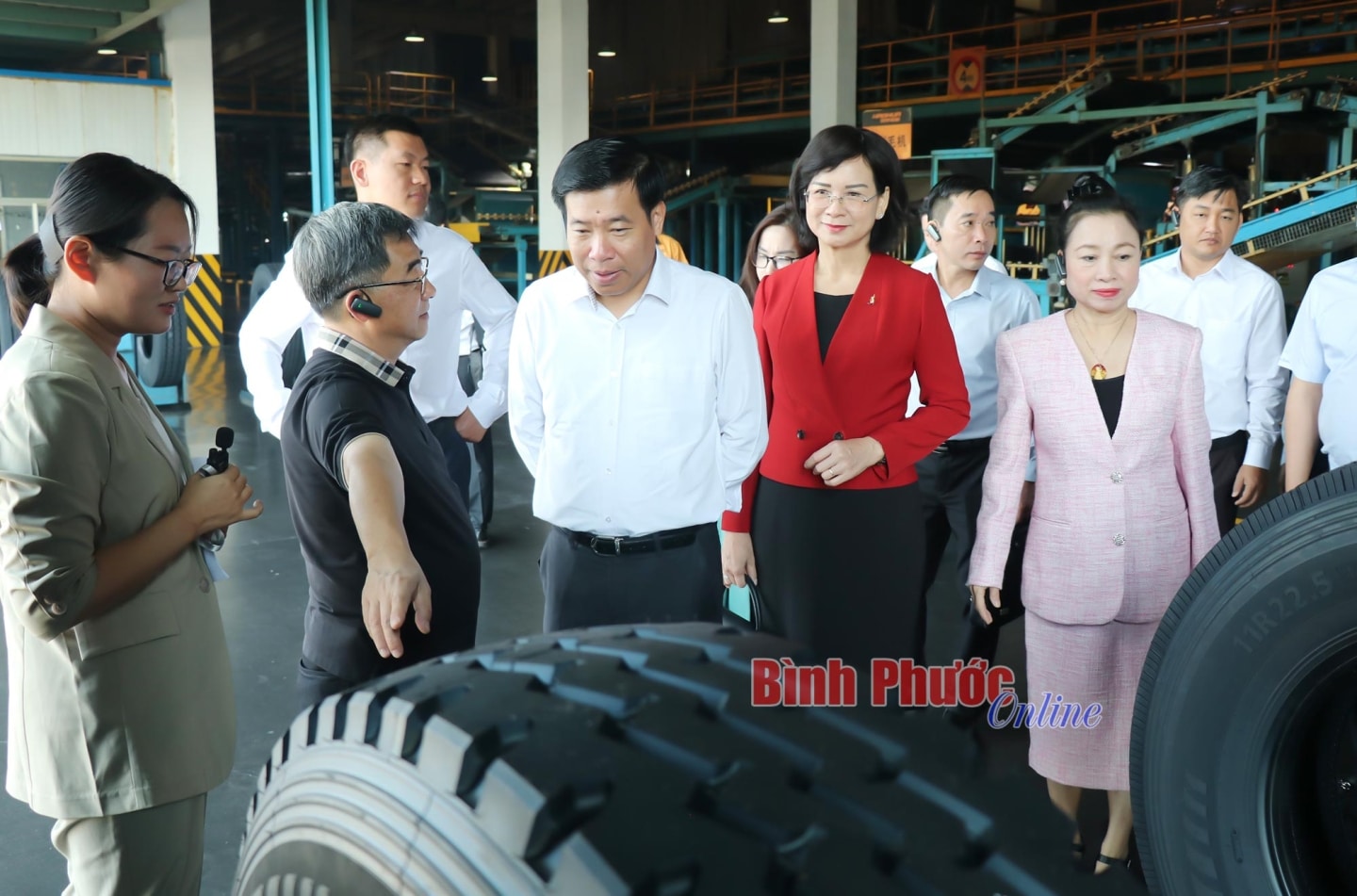 Leaders of Binh Phuoc Province work with HAOHUA Group